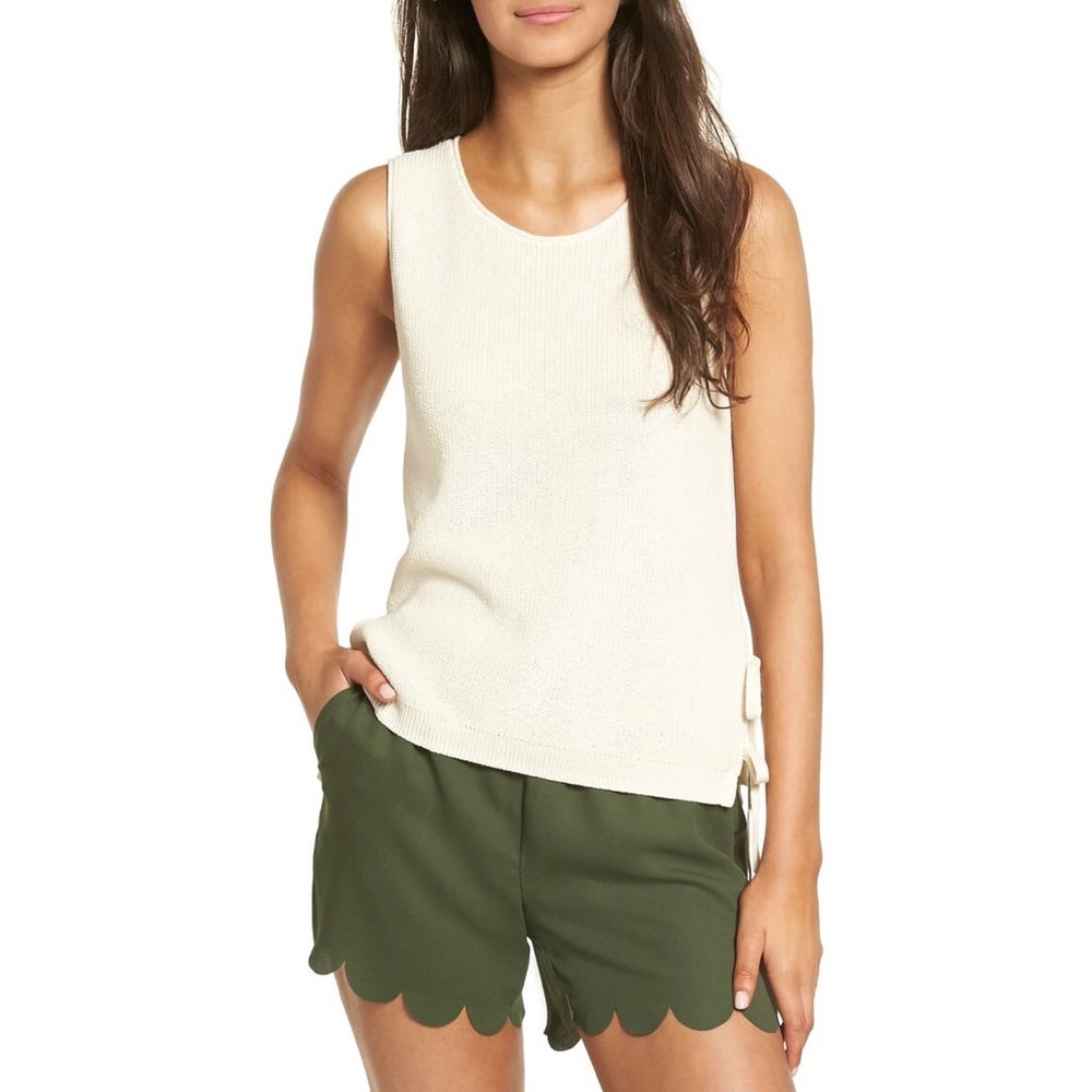 BNWT MADEWELL Side Tie Sweater Tank